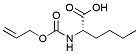 Molecular structure of the compound: Alloc-L-norleucine
