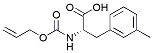 Molecular structure of the compound: Alloc-3-(m-toly)propanoic acid