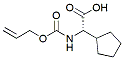 Molecular structure of the compound: Alloc-amino-cyclopentaneacetic acid