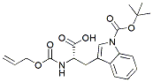 Molecular structure of the compound: Alloc-Trp(Boc)-OH