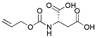 Molecular structure of the compound: Alloc-L-Asp-OH