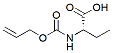 Molecular structure of the compound: Alloc-aminobutanoic acid