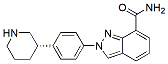 Molecular structure of the compound: Niraparib