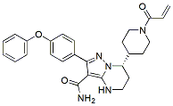 Molecular structure of the compound: Zanubrutinib