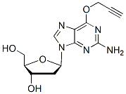 Molecular structure of the compound: 6-O-Propynyl-2-deoxyguanosine