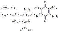 Molecular structure of the compound: Streptonigrin