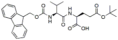 Molecular structure of the compound: Fmoc-Val-Glu(t-Bu)-OH