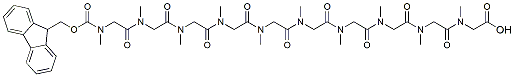Molecular structure of the compound: Fmoc-N(Me)-Sar10