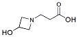 Molecular structure of the compound: 3-(3-hydroxyazetidin-1-yl)propanoic acid