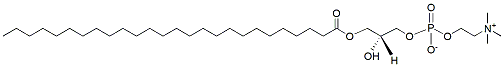 Molecular structure of the compound: Lysopc(26:0)