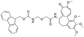 Molecular structure of the compound: Fmoc-Gly-Colchicine