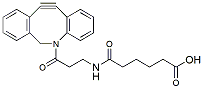 Molecular structure of the compound: DBCO-NH-C4-acid