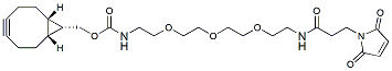 Molecular structure of the compound: endo-BCN-PEG3-Mal