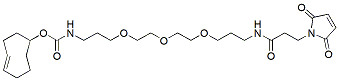 Molecular structure of the compound: TCO-PEG3-Mal