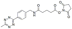 Molecular structure of the compound: Methyltetrazine-C4-NHS ester