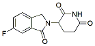 Molecular structure of the compound: Lenalidomide-6-F
