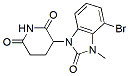 Molecular structure of the compound: 3-(4-Bromo-3-methyl-2-oxo-2,3-dihydro-1h-benzo[d]imidazol-1-yl)piperidine-2,6-dione