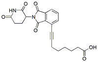 Molecular structure of the compound: Lenalidomide-acetylene-C5-COOH