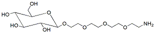 Molecular structure of the compound: Amino-PEG4-beta-D-glucose