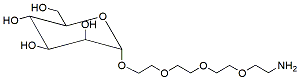 Molecular structure of the compound: Amino-PEG4-alpha-D-mannose