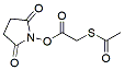Molecular structure of the compound: N-Succinimidyl S-acetylthioacetate (SATA)