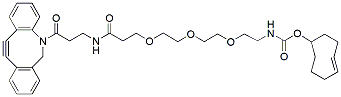 Molecular structure of the compound: TCO-PEG3-DBCO