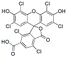 Molecular structure of the compound: HEX carboxylic acid, 6-isomer