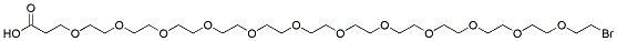 Molecular structure of the compound: Bromo-PEG12-acid