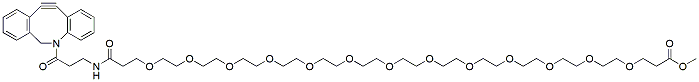 Molecular structure of the compound: DBCO-NHCO-PEG13-Methyl Ester