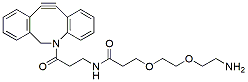 Molecular structure of the compound: DBCO-NHCO-PEG2-Amine