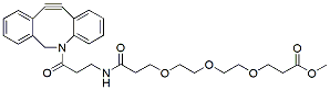 Molecular structure of the compound: DBCO-NHCO-PEG3-Methyl Ester
