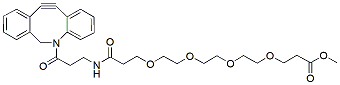 Molecular structure of the compound: DBCO-NHCO-PEG4-Methyl Ester