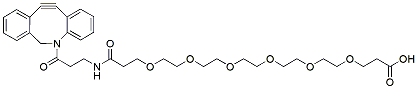 Molecular structure of the compound: DBCO-NHCO-PEG6-Acid