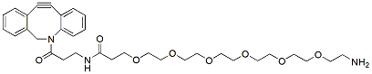 Molecular structure of the compound: DBCO-NHCO-PEG6-Amine