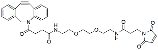 Molecular structure of the compound: DBCO-PEG2-amido-Maleimide