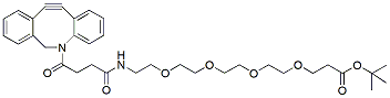 Molecular structure of the compound: DBCO-PEG4-t-butyl ester
