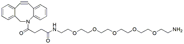 Molecular structure of the compound: DBCO-PEG5-Amine