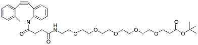 Molecular structure of the compound: DBCO-PEG5-t-butyl ester
