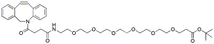 Molecular structure of the compound: DBCO-PEG6-t-butyl ester