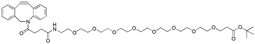 Molecular structure of the compound: DBCO-PEG8-t-butyl ester