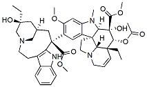 Molecular structure of the compound: Vinblastine sulfate