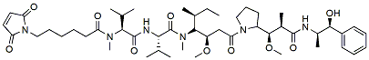 Molecular structure of the compound: Mc-MMAE