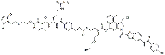 Molecular structure of the compound: Vc-seco-DUBA