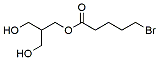 Molecular structure of the compound: 3-Hydroxy-2-(hydroxymethyl)propyl 5-bromopentanoate