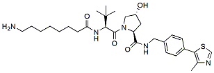 Molecular structure of the compound: (S,R,S)-AHPC-C7-NH2 2HCl