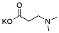 Molecular structure of the compound: potassium 3-(dimethylamino)propanoate