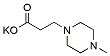 Molecular structure of the compound: potassium 3-(4-methylpiperazin-1-yl)propanoate