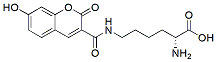 Molecular structure of the compound: Coumarin Labeled D-Lysine