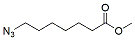 Molecular structure of the compound: 7-Azidoheptanoic acid methyl ester