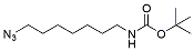 Molecular structure of the compound: N-Boc-7-azidoheptan-1-amine
